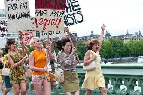 Marcha por la igualdad femenina en Londres. 