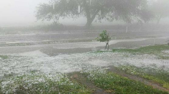 Lluvia de granizo