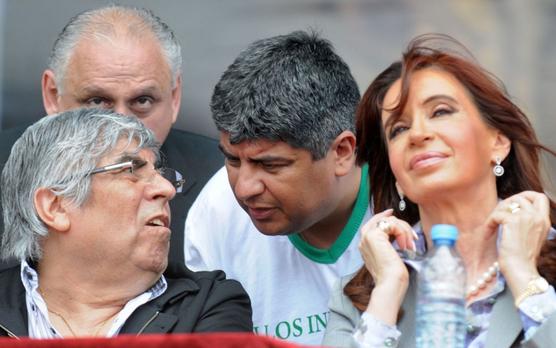 CFK junto a Moyano