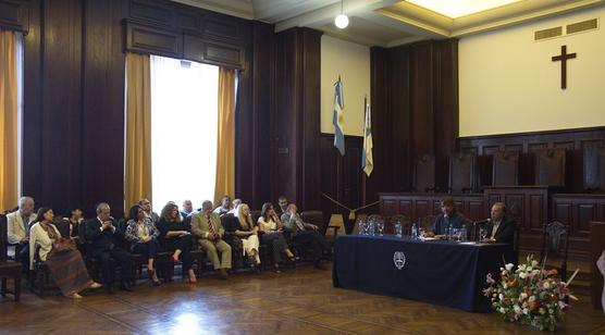 Conferencia en Palacio de Justicia