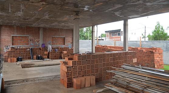 Obras en la Escuela de Yerba Buena