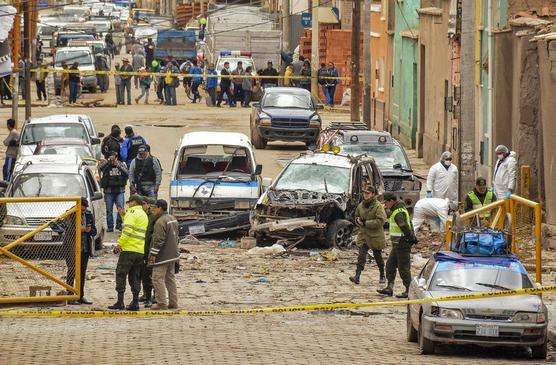 La zona fue clausurada por la policía