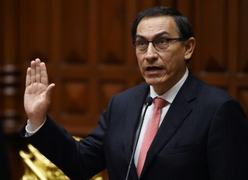 El presidente peruano, Martín Vizcarra