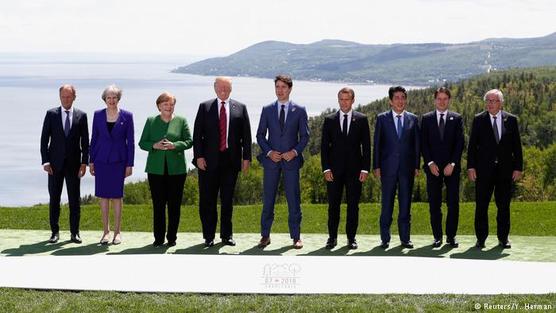 La sonriente foto de familia de la cumbre