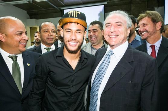 Temer espera goles de Neymar