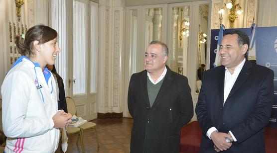 Leonas en Casa de Gobierno