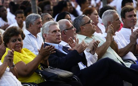 El presidente de Cuba, Miguel Díaz-Canel,