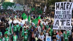 Marcha contra Macri