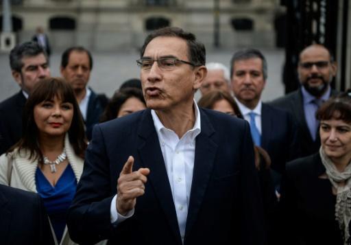 El presidente de Perú, Martín Vizcarra