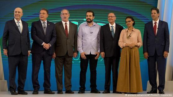 Candidatos en debate final del jueves