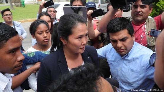 Keiko Fujimori presa por lavado