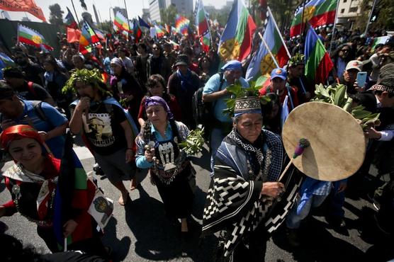 Mapuches movilizados