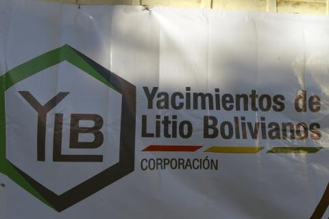 El logo de la corporación estatal que explota el litio