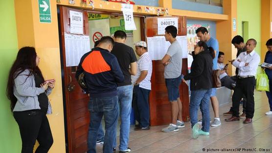 Los votantes del domingo pasado