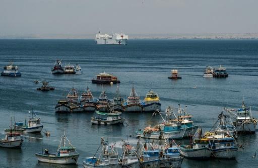 Puerto de Paita en el norte peruano