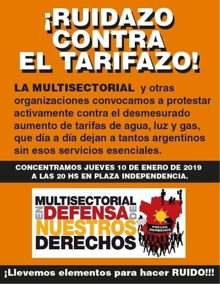 Convocatoria de la Multisectorial