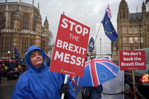 Manifestaciones por el Brexit en Londres