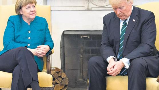 Merkel y Trump