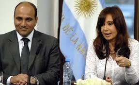 Manzur junto a CFK