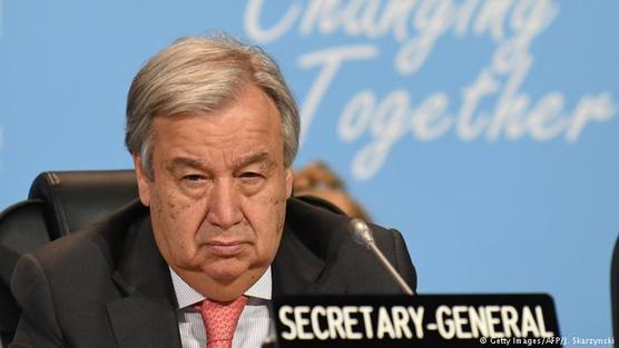 El secretario general de Naciones Unidas, Antonio Guterres