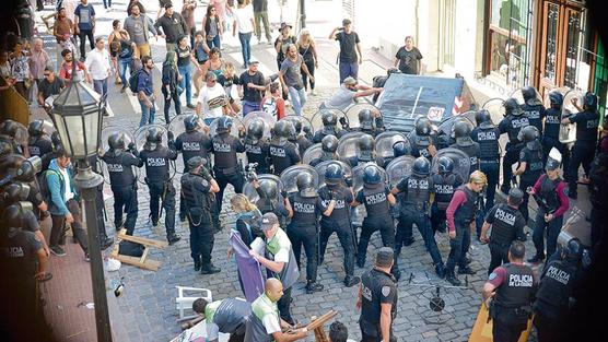 Represión en San Telmo