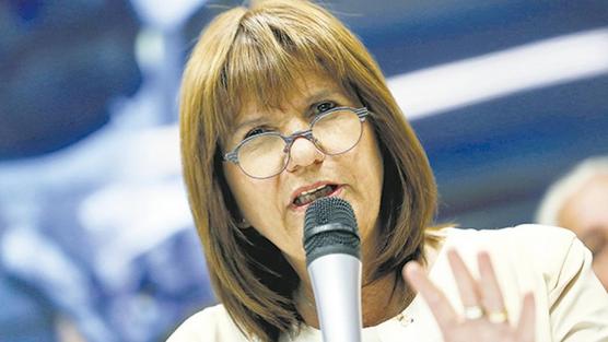 La ministra de Seguridad, Patricia Bullrich