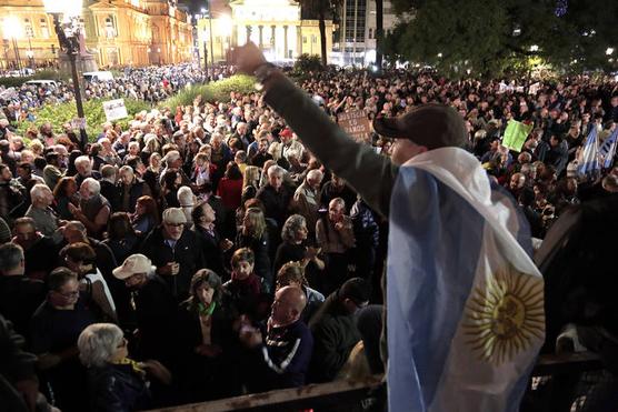 Marcha a favor del juez Padilla