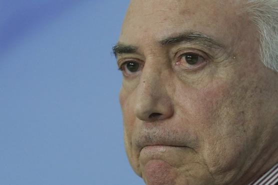 El corrupto de Temer preocupado