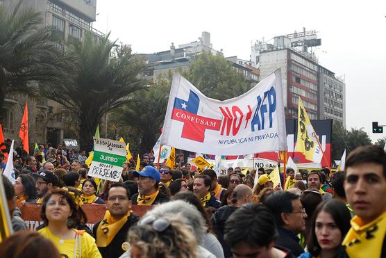 Continuan las protestas contra el sistema privado de jubilaciones