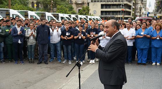 Entrega de ambulancias