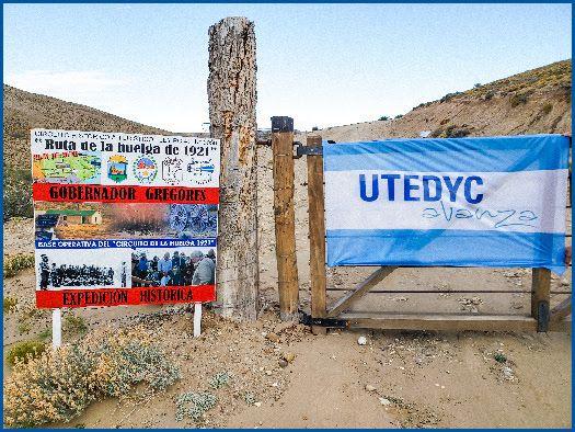 UTEDYC en el cañadón de los muertos