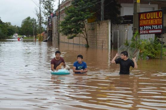 No cesan las lluvias hace un mes