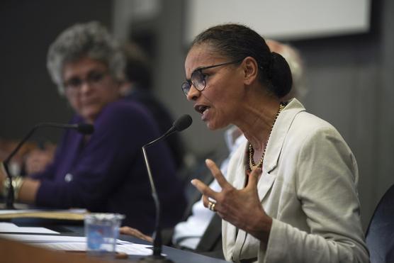 La ex candidata presidencial Marina Silva