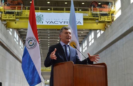 Macri en Yaciretá