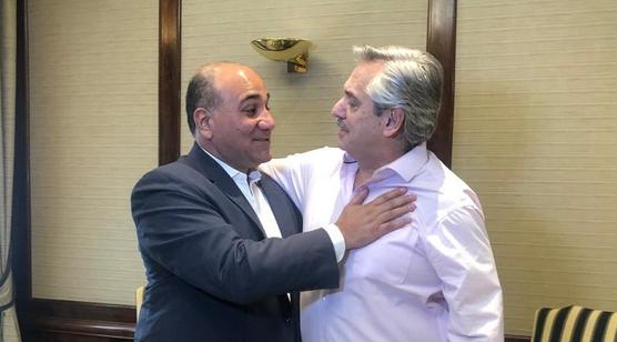 Manzur junto a Fernández