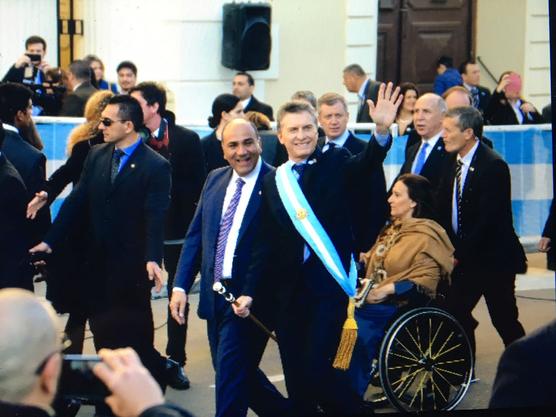 Manzur junto a Macri