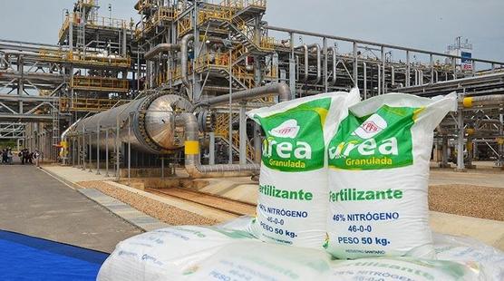 Bolsas con urea boliviana