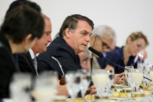 Bolsonaro ante los periodistas