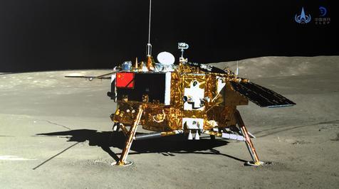 La sonda Chang'e 4 en su misión en la Luna (foto: EPA)