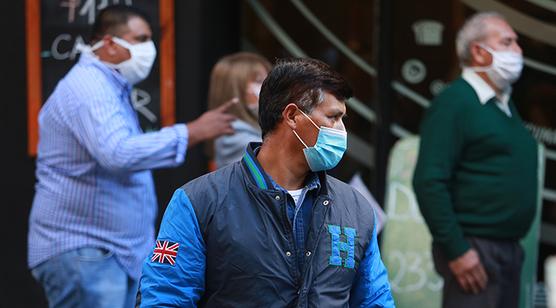 Gente en el marco de la pandemia