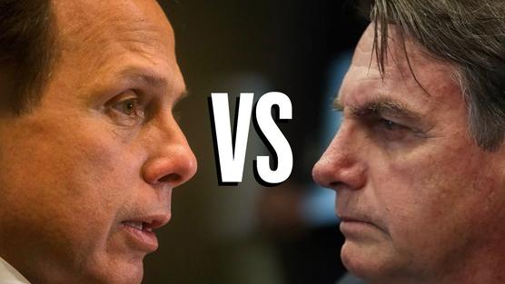 Bolsonaro vs Doria covid19 y presidenciales