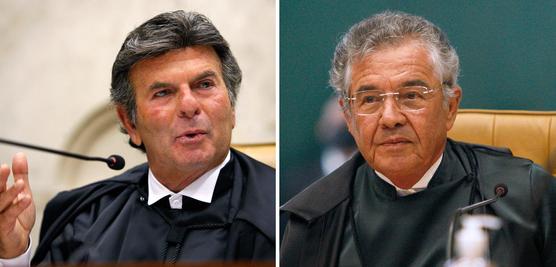 Los jueces enfrentados por un narco  Marco Aurélio Mello y Luiz Fux 
