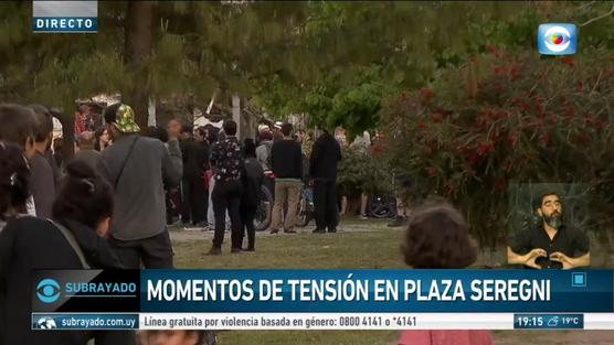 La tv registró las escenas represivas del domingo