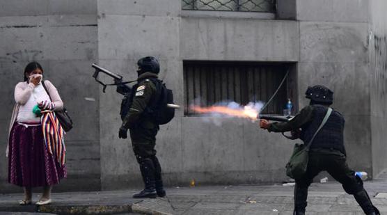 Represión policial en Senkata durante el golpe