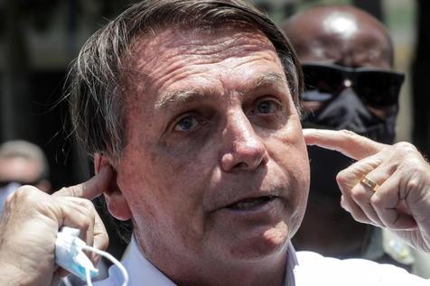 Bolsonaro desafía cuarentena de San Pablo (foto: ANSA)