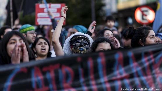 Protesta en Osorno tras el asesinato de Camilo Catrillanca.