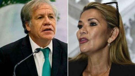 Almagro y Añez golpistas en Bolivia