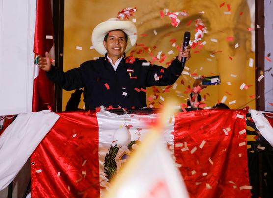 Castillo es el nuevo presidente peruano