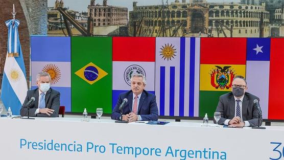 El Presidente destacó la importancia de "negociar juntos con terceros países".