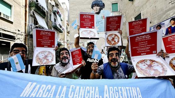 Protesta en el G20 Napoli